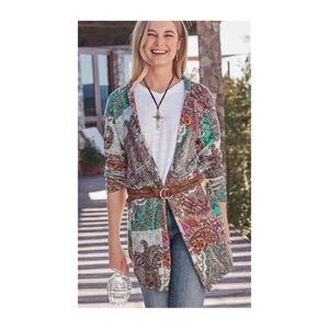 Sundance Impressions Linen Cardigan, EUC, Size XL